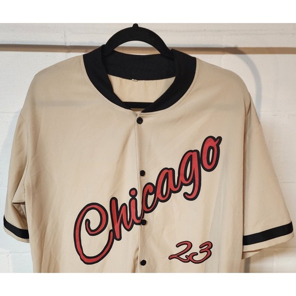 Chicago Baseball Jersey Style Button Down Shirt #23 Adult Size S - Picture 1 of 6
